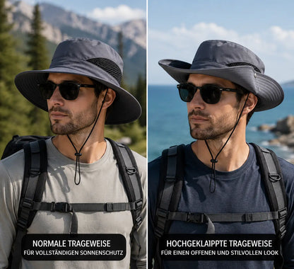 Outdoor Sonnenhut UPF 50+ | Atmungsaktiv & UV-Schutz