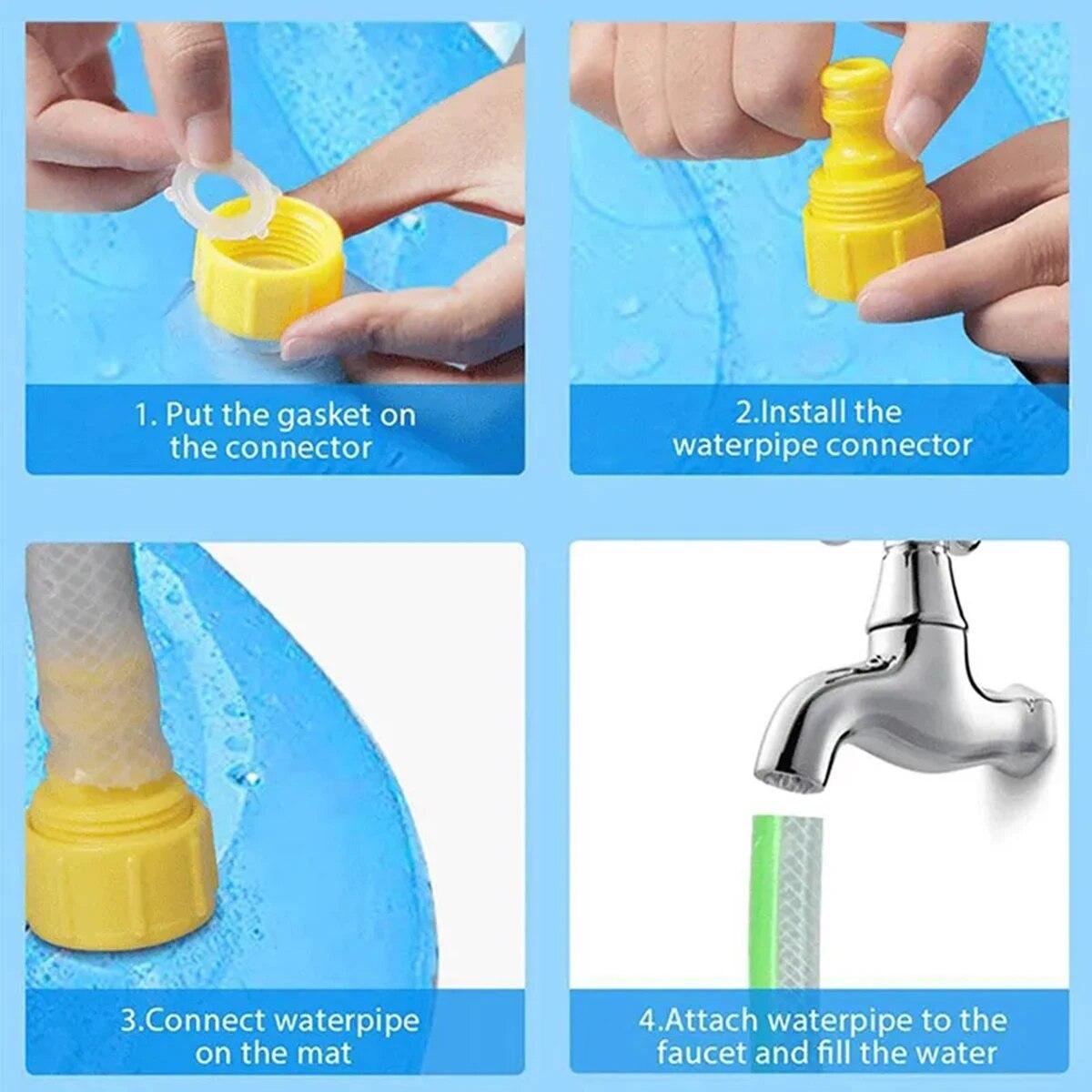 CoolSplash – Interaktive Hundewasserspielmatte für heiße Sommertage