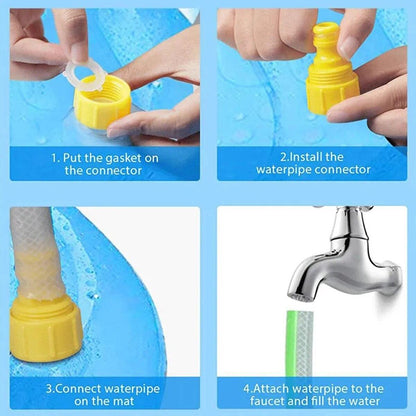 CoolSplash – Interaktive Hundewasserspielmatte für heiße Sommertage