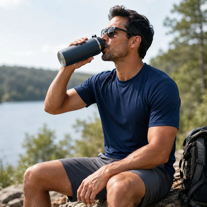 Herren UV-Schutz T-Shirt UPF 50+ | Atmungsaktiv & Schnelltrocknend