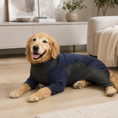 Fleece Hundepullover Winter | Warmer Rollkragen für kleine & große Hunde