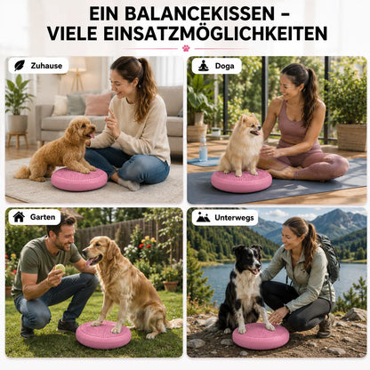 Hunde Balancekissen für Doga | Rutschfest & Stabil