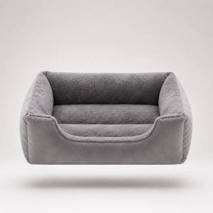 Katzenbett Plüsch | Weiches Kuschelbett für Katzen
