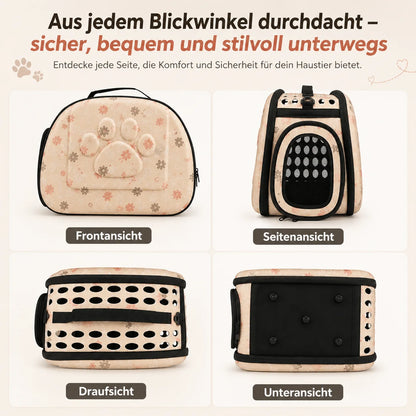 Transporttasche für Katzen & Kleine Hunde | Faltbar & Stabil
