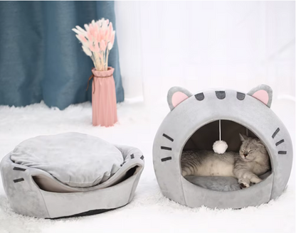 KuschelHöhle – Das gemütliche Katzenbett für ruhige Rückzugsorte