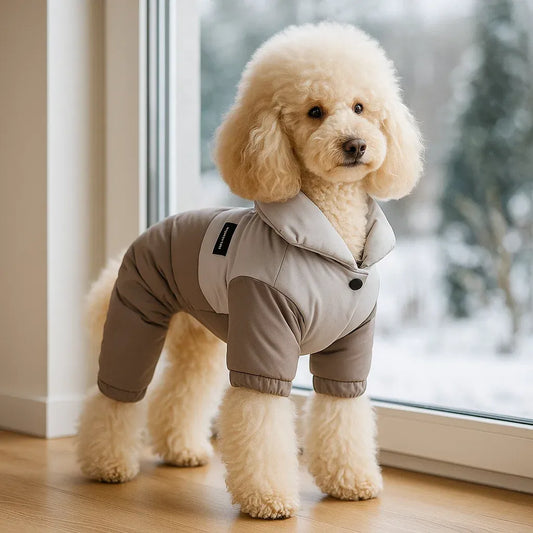 Hundemantel Winter Wasserdicht | Warmer Vierbein-Overall für Hunde