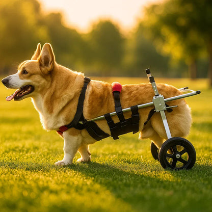 Hunde Rollstuhl | Verstellbarer Wagen für mehr Bewegungsfreiheit