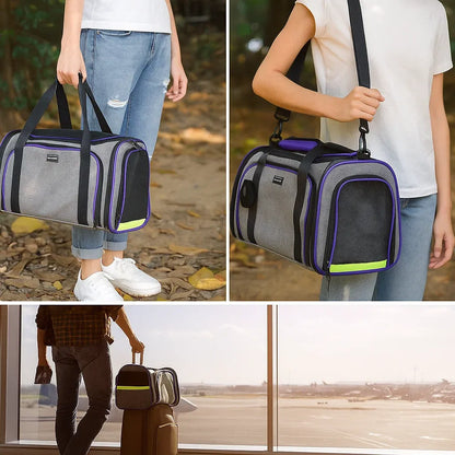Hundetragetasche & Hundehaus | Faltbare & Atmungsaktive Reisetasche