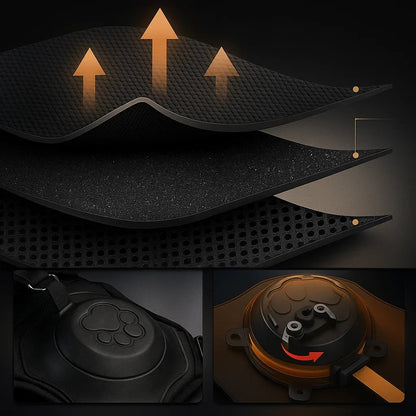 Hundegeschirr mit Automatikleine | Sicheres & Ausbruchsfreies Design