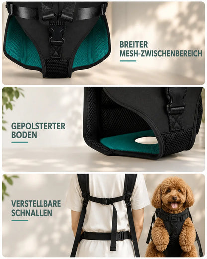 Hunde Tragerucksack – Verstellbare Hundetrage für kleine Hunde