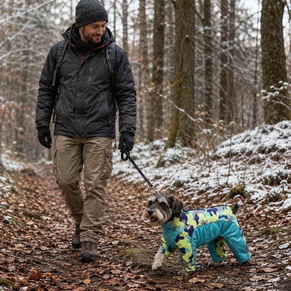 Winter Hundemantel mit Beinen | Wasserdicht & reflektierend