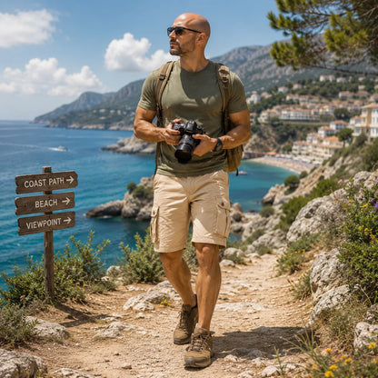 Herren Cargo Shorts aus Baumwolle | Robuste Outdoor & Freizeitshorts