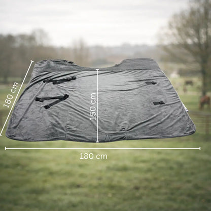 Pferdedecke Fleece | Wärmende & mückenschützende Abschwitzdecke