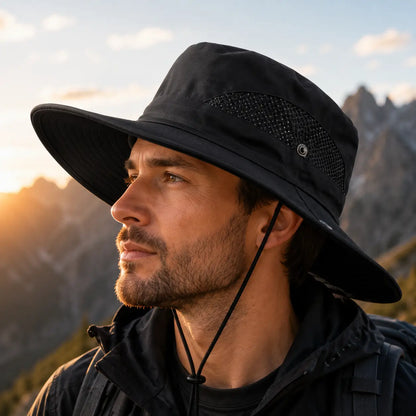 Outdoor Sonnenhut UPF 50+ | Atmungsaktiv & UV-Schutz