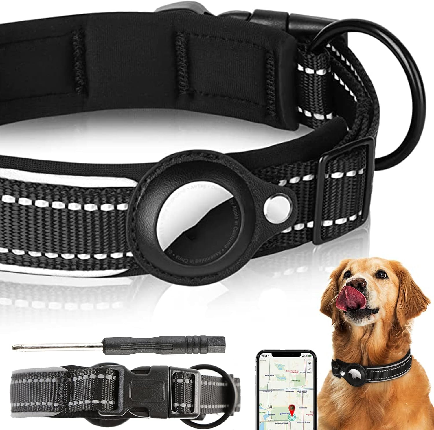 AirTag Hundehalsband – Sicher und komfortabel für die Ortung