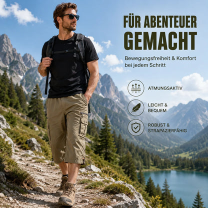 Herren Cargo Shorts aus Baumwolle | Atmungsaktiv für Outdoor & Freizeit
