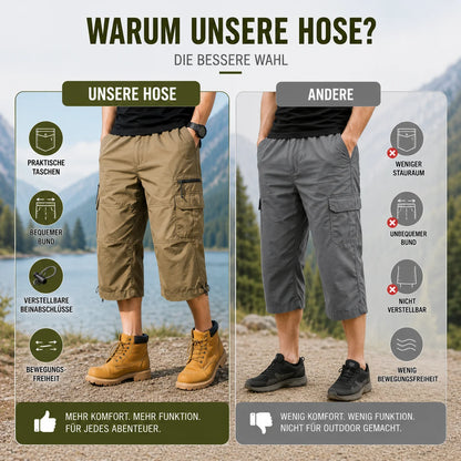 Herren Cargo Shorts aus Baumwolle | Atmungsaktiv für Outdoor & Freizeit