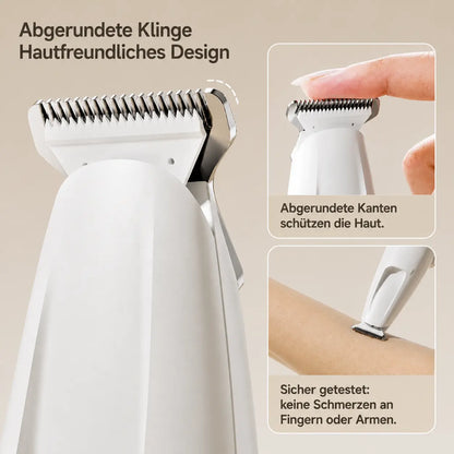 Leiser Hundepflege Trimmer mit LED | Kabellos & wasserfest