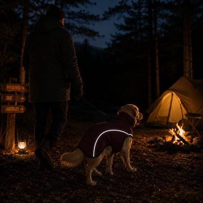 Hundemantel wasserdicht | Warme Winterjacke für Hunde