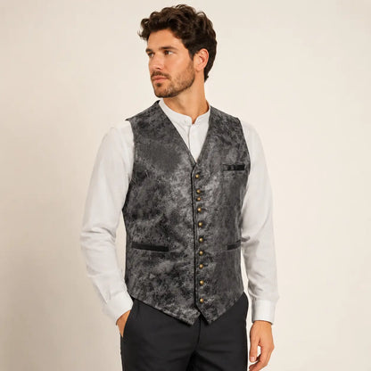 Trachtenweste Herren mit Muster | Elegante Weste für Oktoberfest