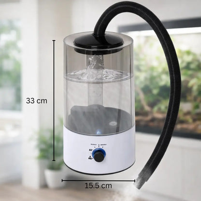 Humidificateur d'air pour reptiles 4L avec tuyau | Brumisateur silencieux pour terrarium