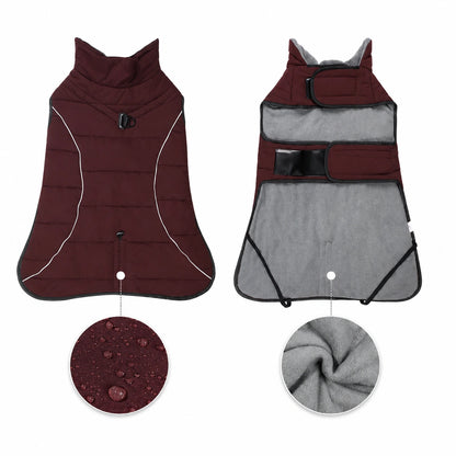 Hundemantel wasserdicht | Warme Winterjacke für Hunde