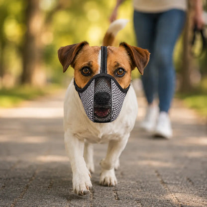 Maulkorb Hund für kleine & große Hunde | Atmungsaktives Mesh