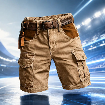 Arbeitsshorts Herren Cargo Shorts Baumwolle Sommer Freizeit & Outdoor