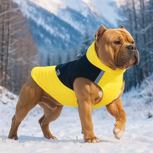Winter Hundemantel mit D-Ring | Wasserdichte & Warme Hundejacke