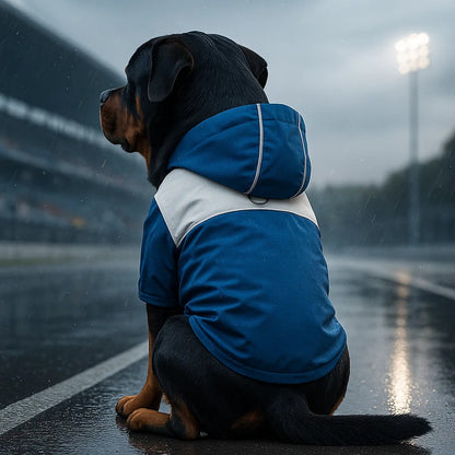 Hundemantel Regenjacke mit Kapuze | wasserfest & winddicht