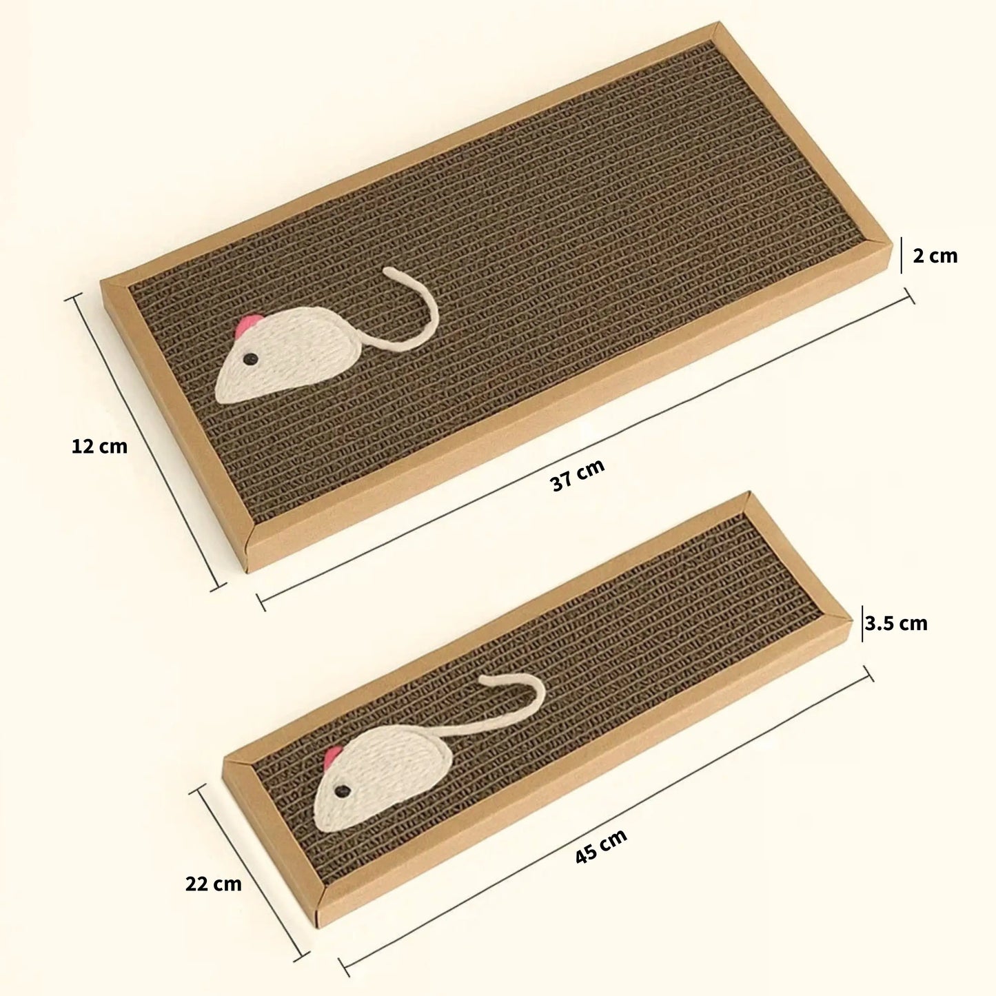 Katzen Kratzmatte aus Karton | umweltfreundliches Kratzbrett & Schutz