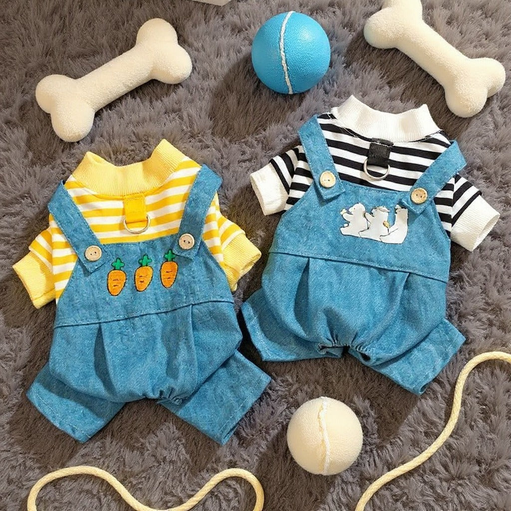 Hundebekleidung & Hundemantel mit Hosenträgern | Bequem & Stilvoll