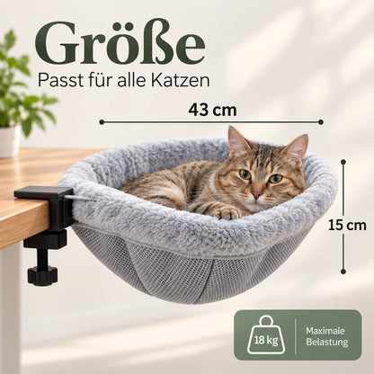 Katzenbett Hängematte | Faltbares rundes Katzenbett für Zuhause