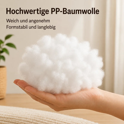 Katzenbett für Hunde & Katzen|Weiches Plüschbett mit PP-Füllung