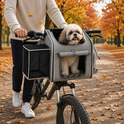 Hunde Fahrradkorb für kleine Hunde | Sicher & bequem