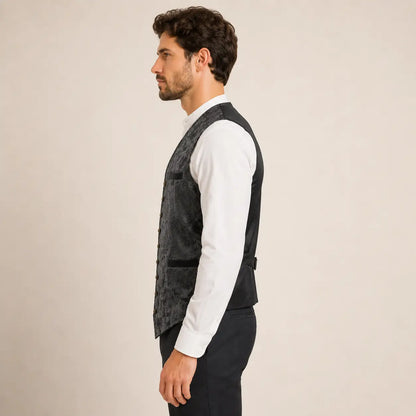 Trachtenweste Herren mit Muster | Elegante Weste für Oktoberfest