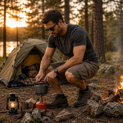 Herren Cargo Shorts aus Baumwolle | Robuste Outdoor & Freizeitshorts