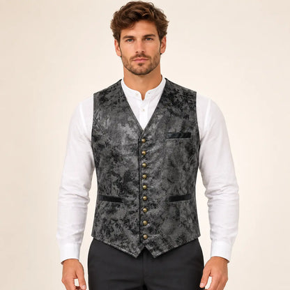 Trachtenweste Herren mit Muster | Elegante Weste für Oktoberfest