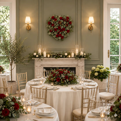 Türkranz Herz | Rosenkranz für Valentinstag & Hochzeit