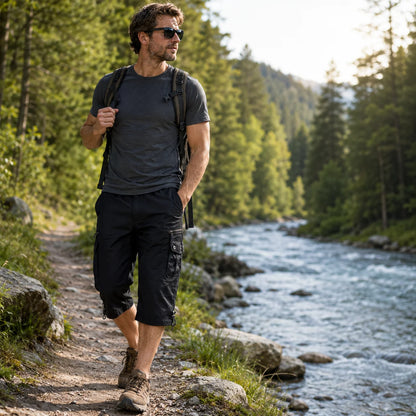 Herren Cargo Shorts aus Baumwolle | Atmungsaktiv für Outdoor & Freizeit