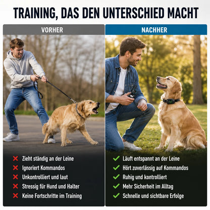 Anti-Bell Hunde Halsband mit Fernbedienung | Wasserdicht & USB