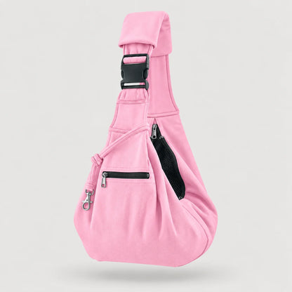 Hundetragetasche | Gepolsterte Schultertasche für Winter & Reisen