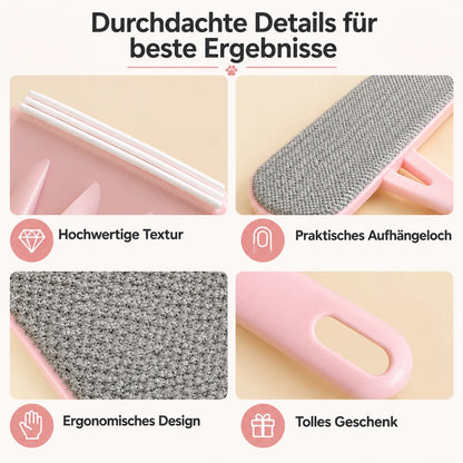2-in-1 Tierhaarentferner Bürste | Fusselbürste für Kleidung
