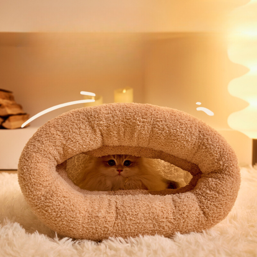 SchlummerNest – Das kuschelige Katzenbett & Schlafsack in einem