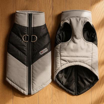 Winter Hundemantel mit D-Ring | Wasserdichte & Warme Hundejacke