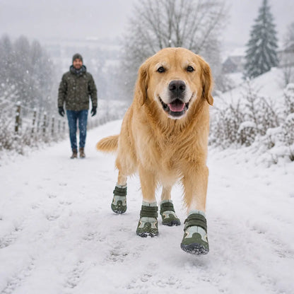 Wasserdichte Hundeschuhe mit rutschfester Sohle