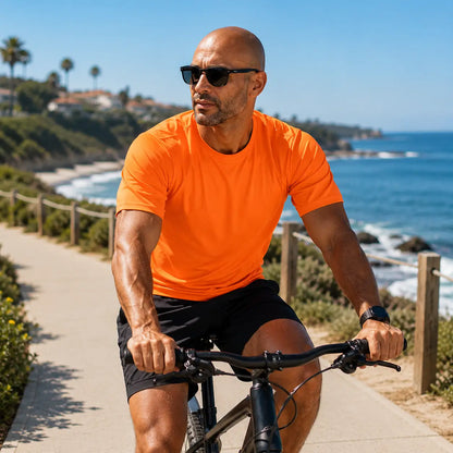 Herren UV-Schutz T-Shirt UPF 50+ | Atmungsaktiv & Schnelltrocknend