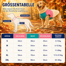 Warme Winter Hundemantel mit Fleece | Wasserabweisende Hundeweste