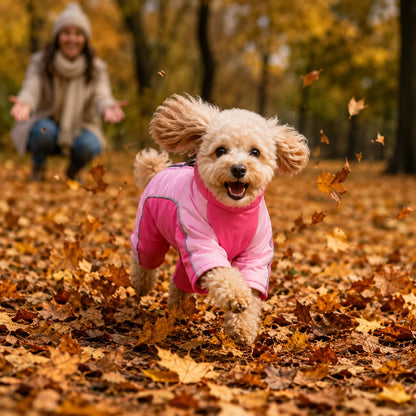 Winter Hundemantel mit Beinen | Wasserdicht & reflektierend