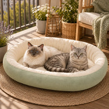 Hundebett aus Baumwolle | Weiches Haustierbett für Hunde & Katzen